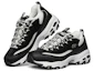 Lookbook (W) 스케쳐스 딜라이트 화이트/블랙 (Skechers D'lites 화이트/블랙) 66666078-BKGY