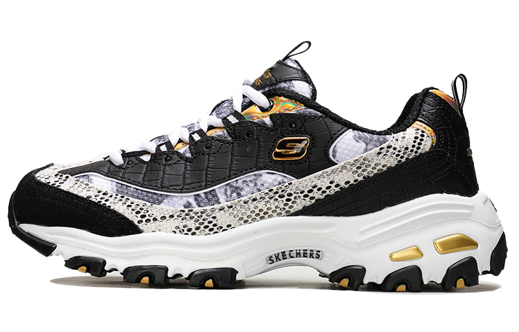 Buy Skechers D'Lites - 時尚走秀低筒爸爸鞋 女版 黑白色