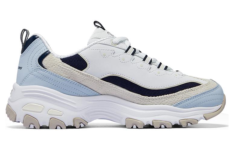 Order (W) Skechers D'Lites 运动鞋 '白色蓝黑' 896276-BLMT