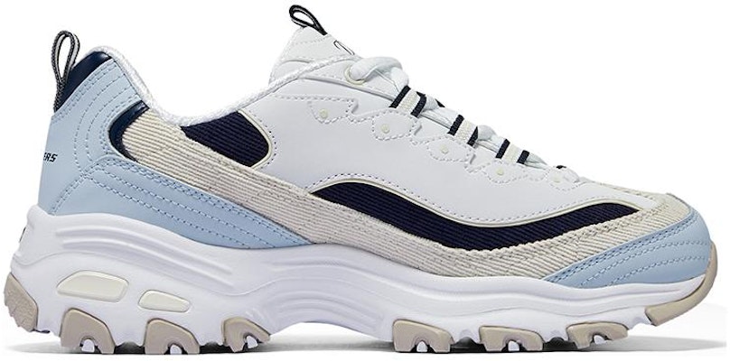 (W) 스케쳐스 딜라이트 바시티 스피릿 '화이트 블루 블랙' 896276-BLMT Order (W) 스케쳐스 딜라이트 바시티 스피릿 '화이트 블루 블랙' 896276-BLMT