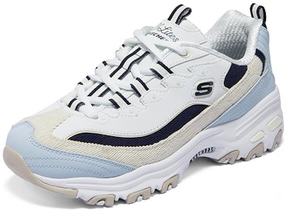 (W) Skechers D'Lites 运动鞋 '白色蓝黑' 896276-BLMT Lookbook (W) Skechers D'Lites 运动鞋 '白色蓝黑' 896276-BLMT