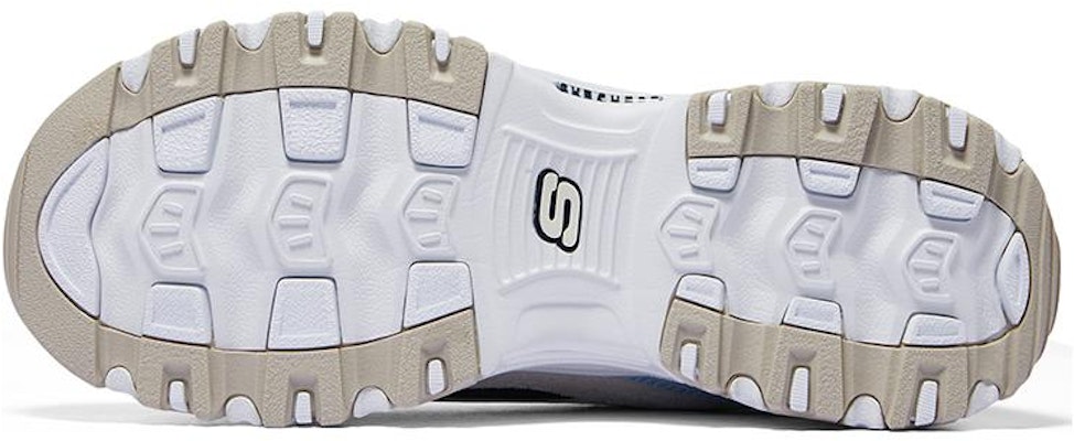 (W) 스케쳐스 딜라이트 바시티 스피릿 '화이트 블루 블랙' 896276-BLMT Details for (W) 스케쳐스 딜라이트 바시티 스피릿 '화이트 블루 블랙' 896276-BLMT