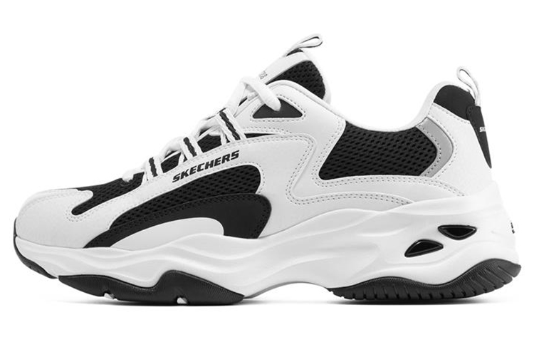(Women) Skechers Dlites 4.0 'White Black' 149562-WBK