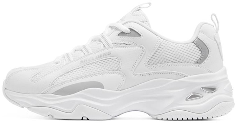 (Women) Skechers D'lites 4.0 'White Silver' 149562-WSL Buy (Women) Skechers D'lites 4.0 'White Silver' 149562-WSL