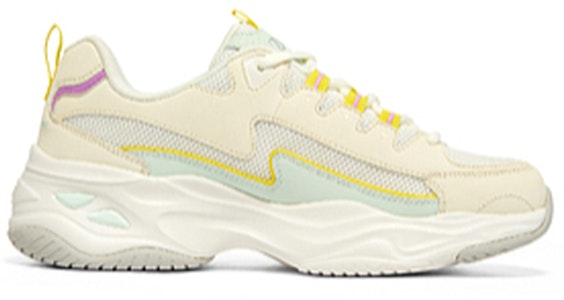 Skechers D‘LITES 閃電熊貓 厚底 低筒 爸爸鞋 女款 乳白色 Order Skechers D‘LITES 閃電熊貓 厚底 低筒 爸爸鞋 女款 乳白色