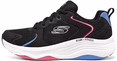 (Women) Skechers D'lux Fitness 'Black Pink' 149847-BKMT (Women) Skechers D'lux Fitness 'Black Pink' 149847-BKMT