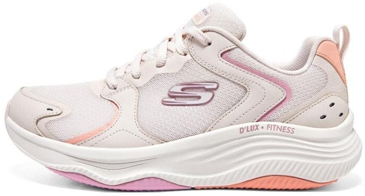 (Women) Skechers D'lux Fitness 'White Pink' 149847-LPMT Buy (Women) Skechers D'lux Fitness 'White Pink' 149847-LPMT