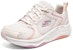 (W) Skechers D'lux Fitness 'Putih Merah Jambu' 149847-LPMT
