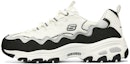 Buy Skechers D‘LITES 舒適百搭 防滑耐磨 低筒 爸爸鞋 女款 白黑