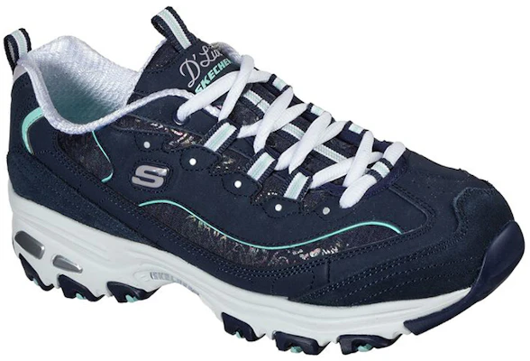 (W) Skechers D'Lites 'Lluvia Brillante Azul Marino' 149060-NVAQ Lookbook (W) Skechers D'Lites 'Lluvia Brillante Azul Marino' 149060-NVAQ