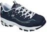 Lookbook (W) Skechers D'Lites 'Lluvia Brillante Azul Marino' 149060-NVAQ
