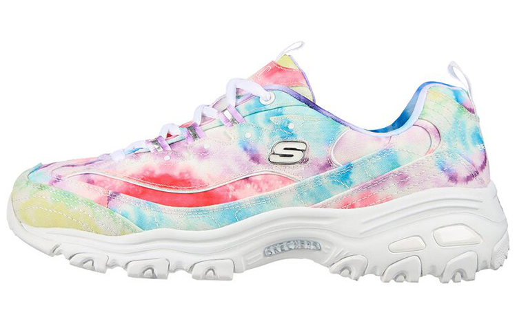 (W) Skechers D'Lites 'Stellar Canvas Tie-Dye'