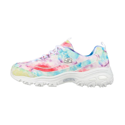 (W) Skechers D'Lites 'Stellar Canvas Tie-Dye'