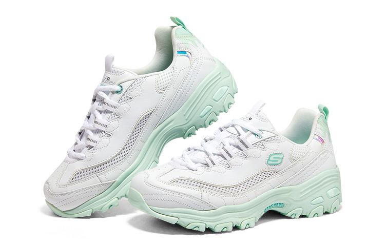 Shop (W) Skechers 'Mint' Lelaki/Perempuan (Hijau Pudar) 896192-WMT