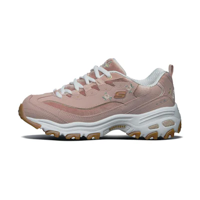 (W) Skechers D'Lites 'Trendy Versatile Pink'