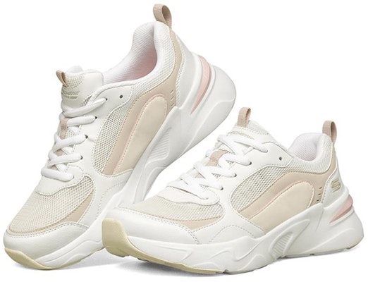 (Women) Skechers Bobs Bamina 'White Cream' 117042-WNT Lookbook (Women) Skechers Bobs Bamina 'White Cream' 117042-WNT