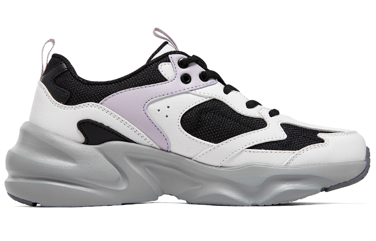 (W) Skechers D'Lites 'Wave White Black Purple' 圖 2