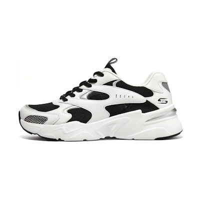 (W) Skechers D'LITES 'White Black'