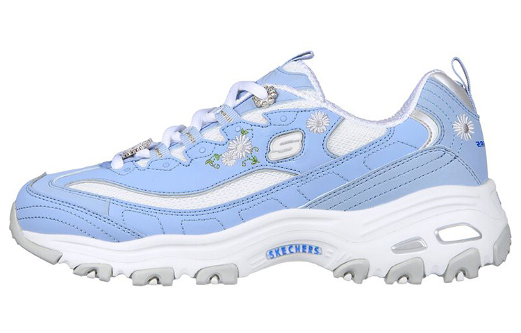 (W) Skechers D'Lites 'White Blue'