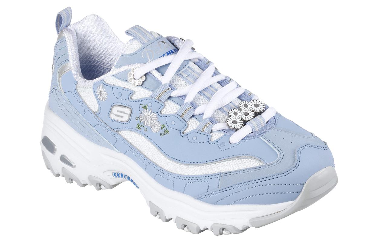 (W) Skechers D'Lites 'White Blue' 圖 3