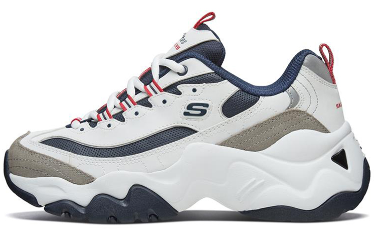 (W) Skechers D'Lites 'White Blue'