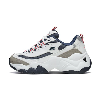 (W) Skechers D'Lites 'White Blue'