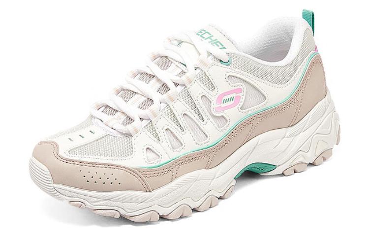 (W) Skechers D'Lites 'White Brown' 圖 3