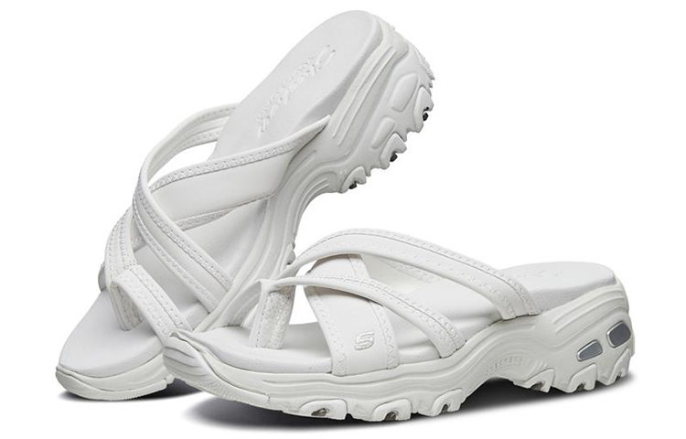 (W) Skechers D'Lites 'White CMFT Casual Sandal' 圖 3