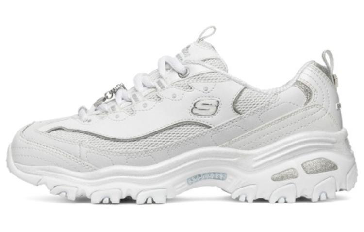 (W) Skechers D'Lites 'White Daddy Shoes'