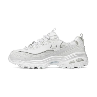 (W) Skechers D'Lites 'White Daddy Shoes'