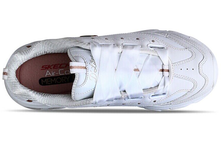 (W) Skechers D'lites 1.0 White/Gold 圖 4