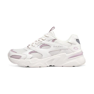 (W) Skechers D'LITES 'White Purple'