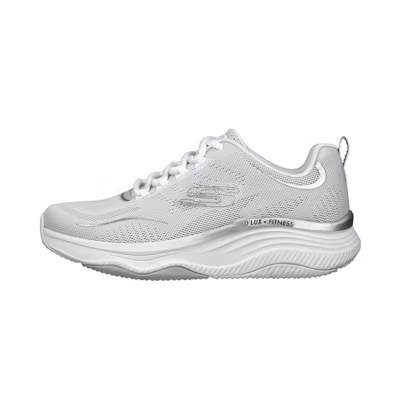 (W) Skechers D'Lites 'White Silver'