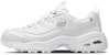 (W) Skechers D'LITES Kasut Daddy 'Putih Perak' 11931-WSL