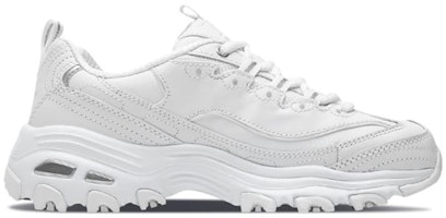 Skechers D‘LITES 小白熊銀標小白熊 低筒 爸爸鞋 女款 白銀 Order Skechers D‘LITES 小白熊銀標小白熊 低筒 爸爸鞋 女款 白銀