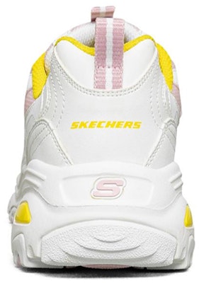Skechers D‘LITES 小甜豆 透氣防滑 低筒 爸爸鞋 女款 白黃粉 Shop Skechers D‘LITES 小甜豆 透氣防滑 低筒 爸爸鞋 女款 白黃粉