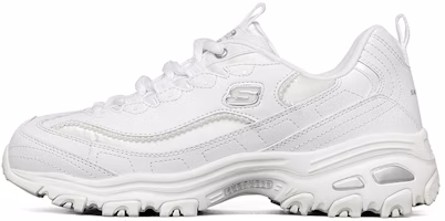(Women) Skechers D Lites Low-Top Running Shoes White 149463-WHT (Women) Skechers D Lites Low-Top Running Shoes White 149463-WHT