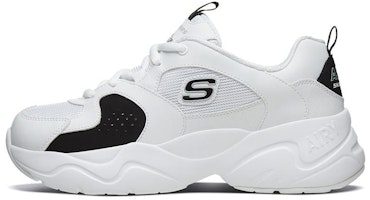 (Women) Skechers D'Lites Airy 2.0 'White' 88888358-WBK (Women) Skechers D'Lites Airy 2.0 'White' 88888358-WBK