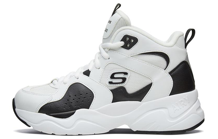 (Women) Skechers D'Lites Airy 2.0 'White Black' 88888379-WBK