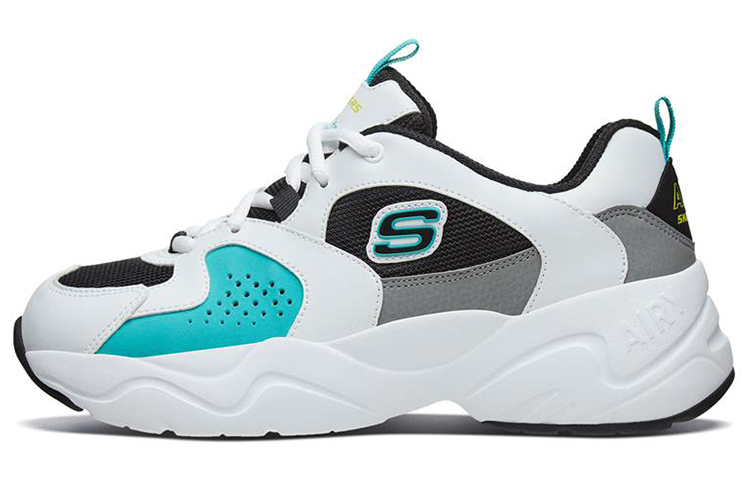 (Women) Skechers D'Lites Airy 2.0 'White Black Blue' 88888358-WBKT