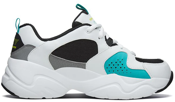 (W) Skechers D''Lites Airy 2.0 ''Wit Zwart Blauw'' 88888358-WBKT Order (W) Skechers D''Lites Airy 2.0 ''Wit Zwart Blauw'' 88888358-WBKT