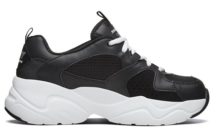 Order (W) Skechers D''Lites Airy 2.0 Lage Hardloopschoenen Zwart 88888358-BLK