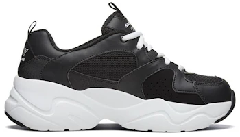 Order (W) スケッチャーズ D'Lites Airy 2.0 ローカット ランニングシューズ (黒) 88888358-BLK