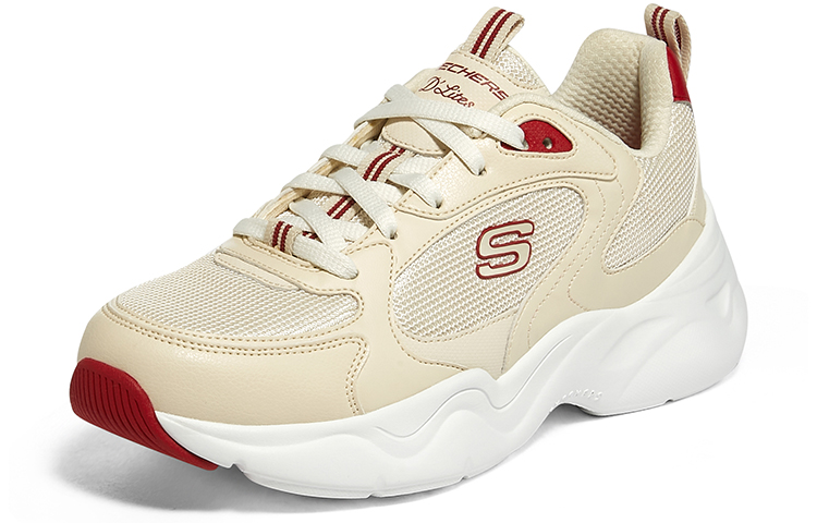 Lookbook (W) Skechers D'Lites Airy 3.0 Wanita Lelaki Kasut Sukan 896074-NTRD