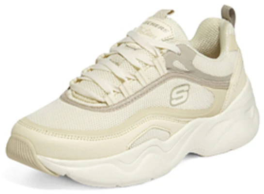(W) Skechers D'Lites Airy 3.0 Wanita Pria Sneakers 896076-OFWT Lookbook (W) Skechers D'Lites Airy 3.0 Wanita Pria Sneakers 896076-OFWT