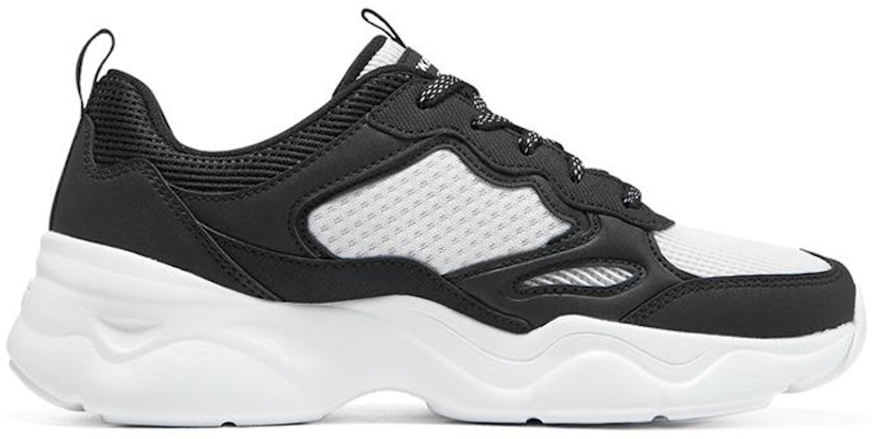 (W) Skechers D'lites Airy 3.0 'Putih Hitam' 896073-BKW Order (W) Skechers D'lites Airy 3.0 'Putih Hitam' 896073-BKW