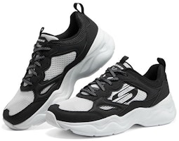 Skechers D‘lites Airy 3.0 時尚低筒老爹鞋 女款 黑白 Lookbook Skechers D‘lites Airy 3.0 時尚低筒老爹鞋 女款 黑白