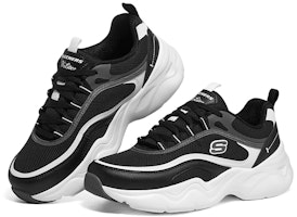 (W) Skechers D'Lites Airy 3.0 'Hitam Putih' 896076-BKW Lookbook (W) Skechers D'Lites Airy 3.0 'Hitam Putih' 896076-BKW