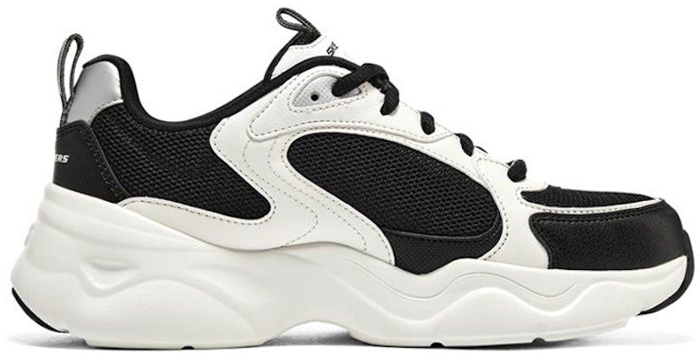 Skechers D‘LITES Airy 3.0 復古 低筒 運動休閒鞋 女款 黑白 Order Skechers D‘LITES Airy 3.0 復古 低筒 運動休閒鞋 女款 黑白