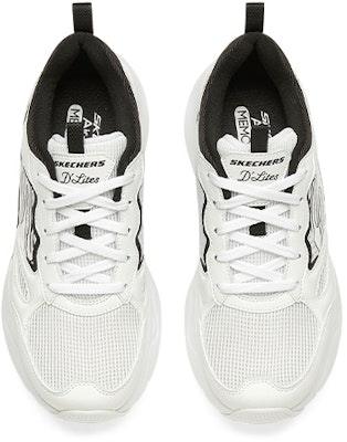 (W) Skechers D'Lites Airy 3.0 'Kasut Putih Rendah Gaya Ayah' 896073-WBK Lookbook (W) Skechers D'Lites Airy 3.0 'Kasut Putih Rendah Gaya Ayah' 896073-WBK